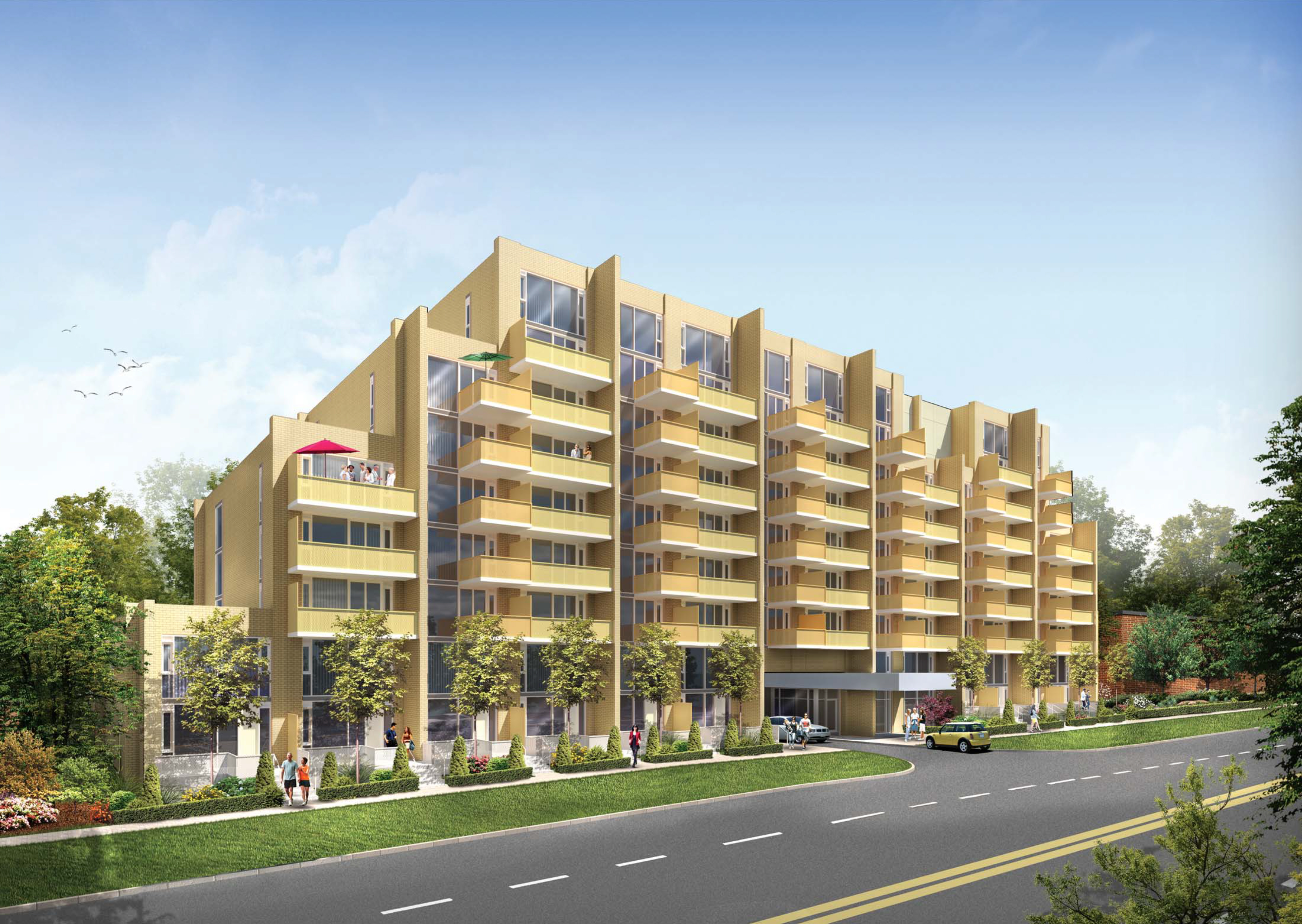 Cool apartment building